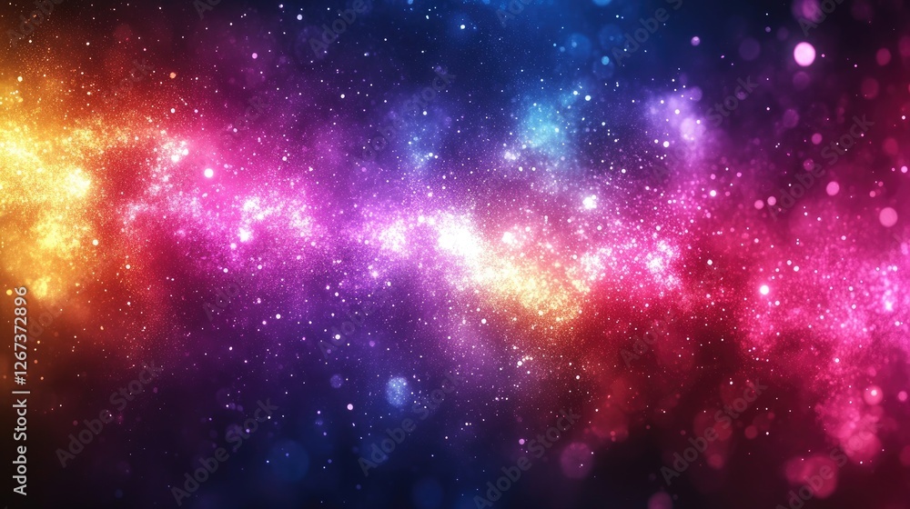 Abstract space nebula vibrant colors background Abstract space nebula vibrant colors background