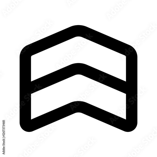 army rank line icon