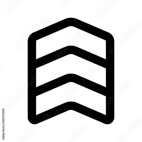 army rank line icon