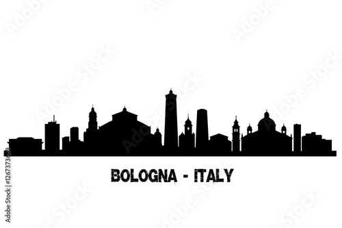 Bologna skyline, con tutti i palazzi
