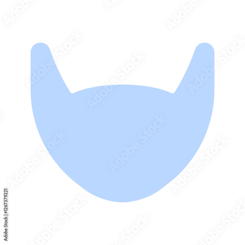 beard duotone icon