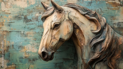 The Artistic Beauty of Horse Sculpture photo