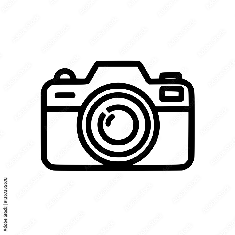 Camera Icon, Photography Equipment, Digital Camera Camera Icon, Photography Equipment, Digital Camera