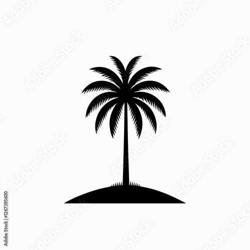 Smooth and creative Green Palm Tree vector design