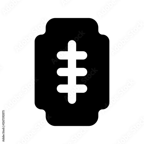 razor glyph icon