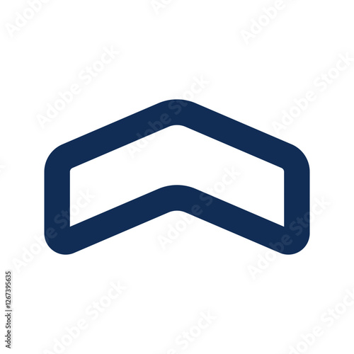 army rank outline color icon