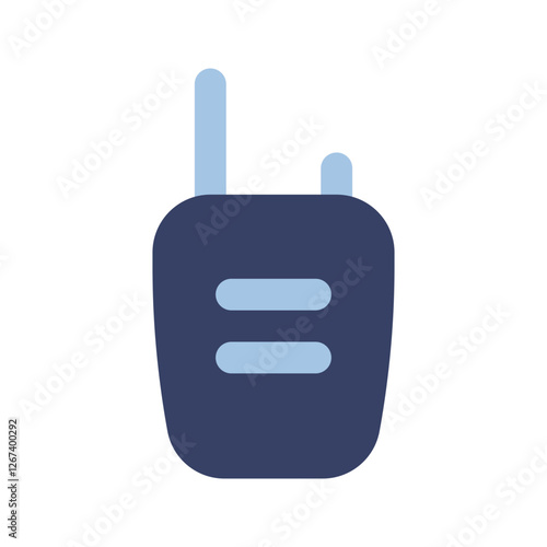 walkie talkie flat icon