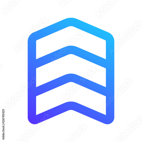 army rank gradient icon