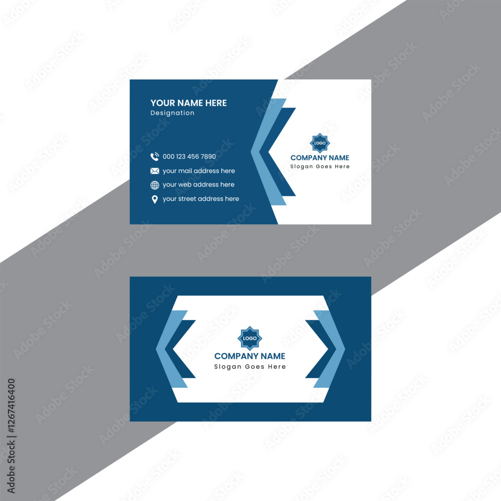 Professional Unique Business Card Design vector Professional Unique Business Card Design vector
