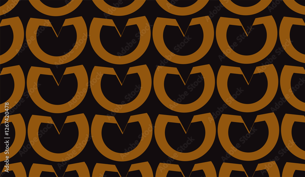 Fototapeta premium Front view of black background with geometric shapes 3d