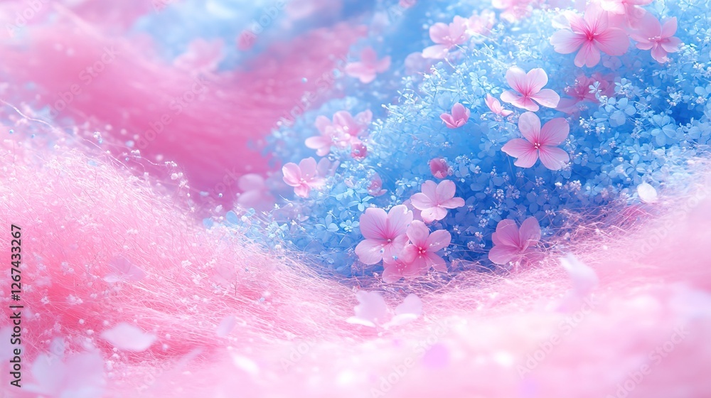 Fototapeta premium abstract watercolor background with hearts