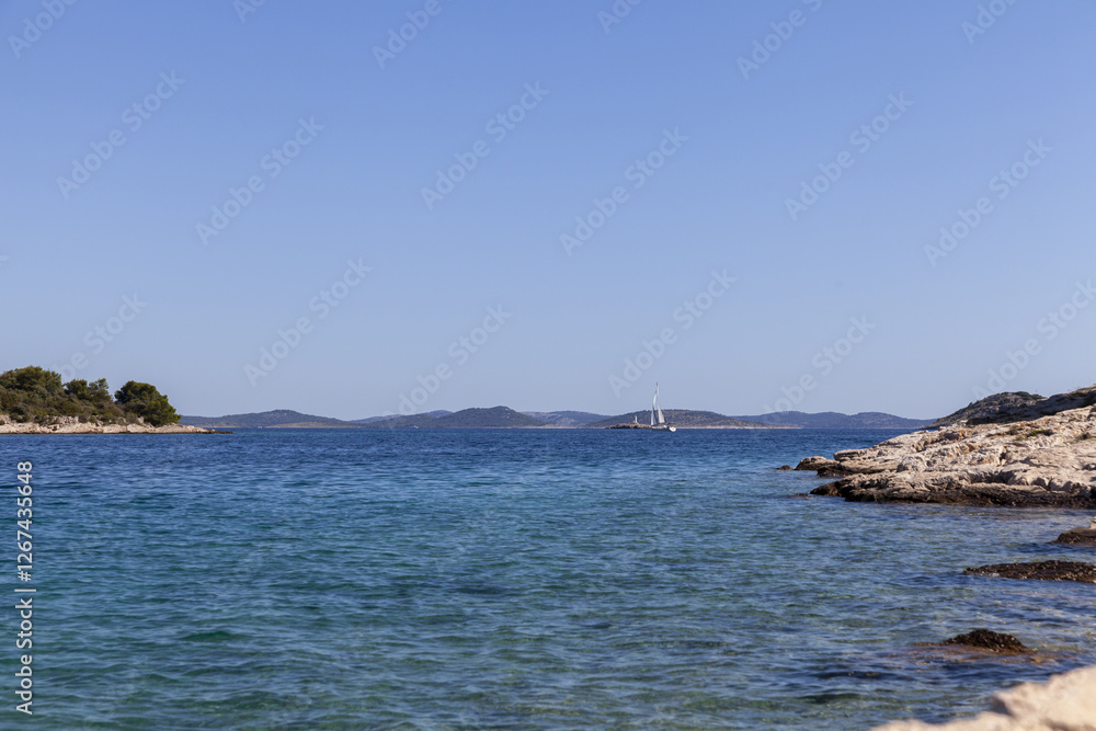 Fototapeta premium small bay on the Adriatic Sea