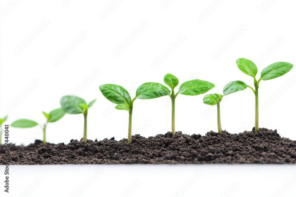 3D Growth Arrow Icon Isolated and White Background 3D Growth Arrow Icon Isolated and White Background