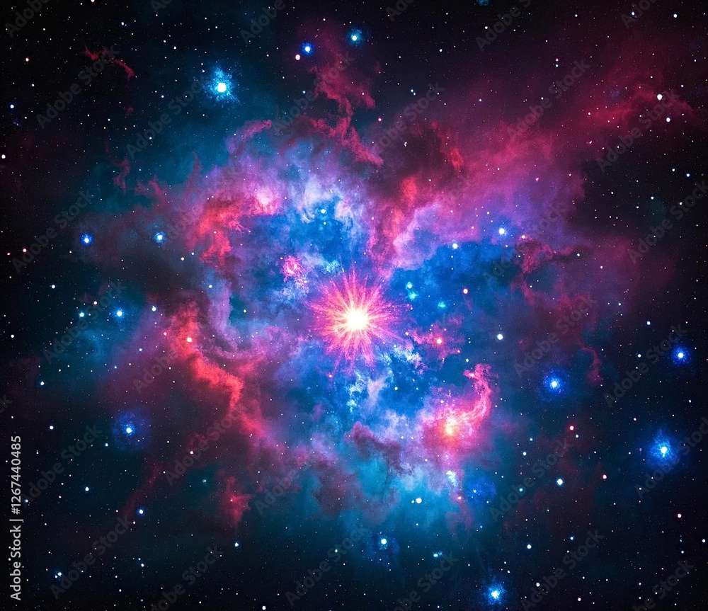 abstract space background with stars abstract space background with stars