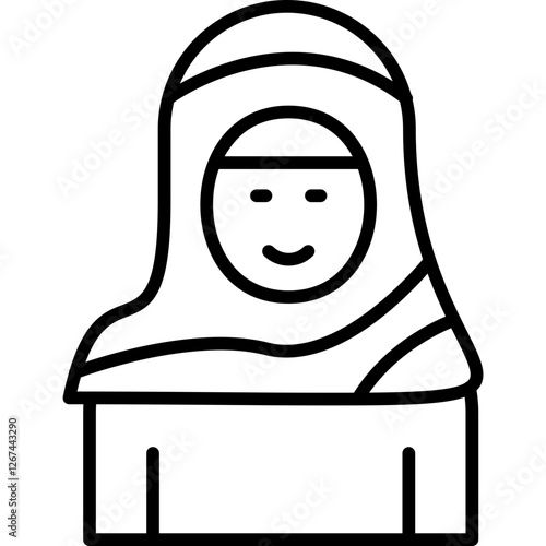 Hijab Woman Icon