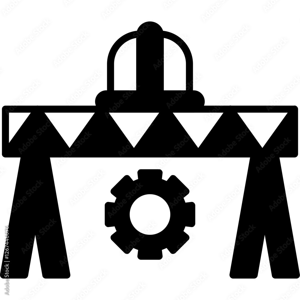 Obraz premium Under Construction Icon
