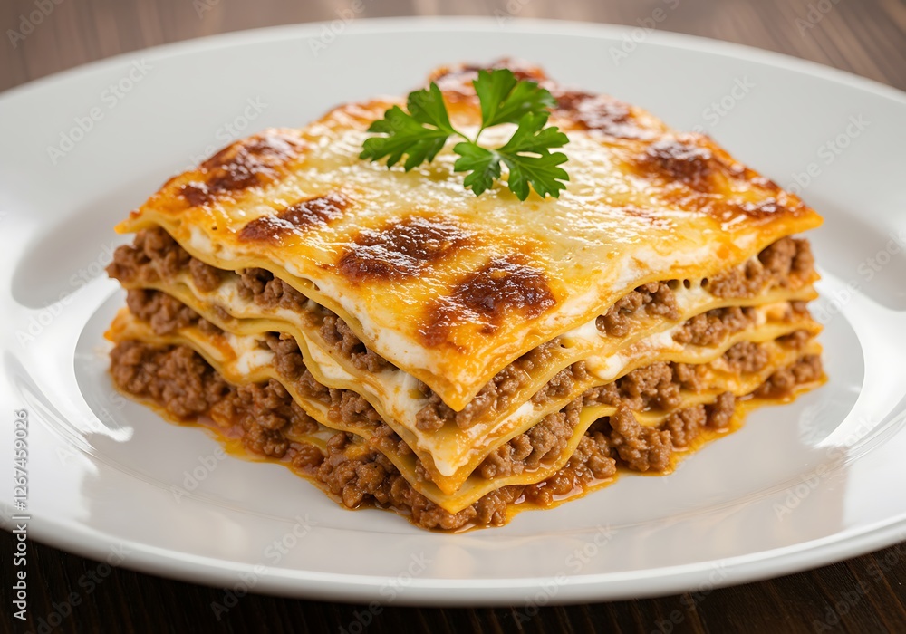 Deliciously golden lasagna, ready to be enjoyed. Deliciously golden lasagna, ready to be enjoyed.