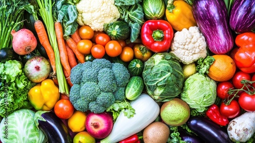 A Vibrant Array of Fresh Vegetables for Healthy Living
