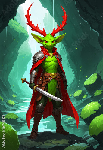 Obraz na płótnie fantasy kobold creature