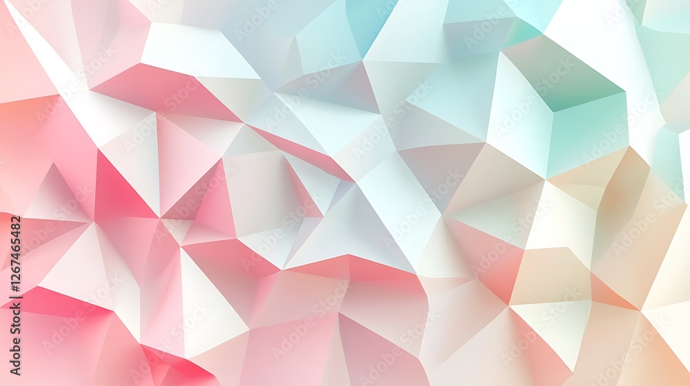 Abstract Pastel Triangle Geometric Pattern Background Abstract Pastel Triangle Geometric Pattern Background