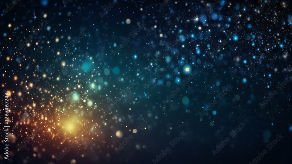 Obraz premium blue space background