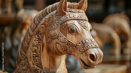 Exquisite Trojan Horse Art photo