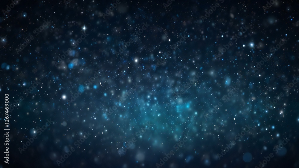 Obraz premium blue space background