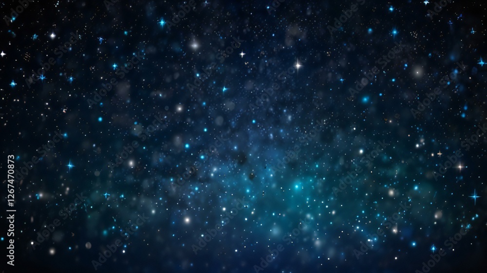 Obraz premium blue space background
