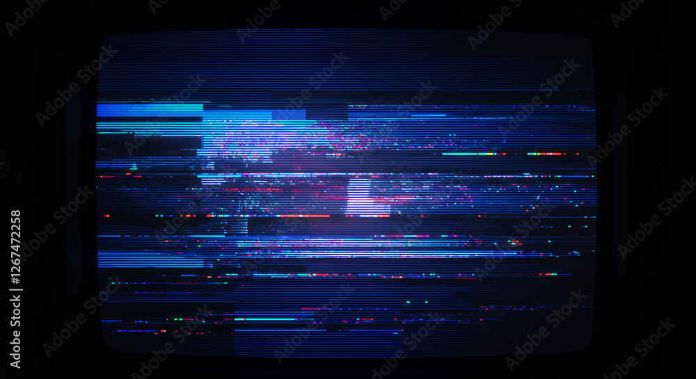 Retro Glitch: Distorted TV Screen Art - Pixelated Noise, 80s Aesthetic & Cyberpunk Visuals for Digital Art & Backgrounds Retro Glitch: Distorted TV Screen Art - Pixelated Noise, 80s Aesthetic & Cyberpunk Visuals for Digital Art & Backgrounds