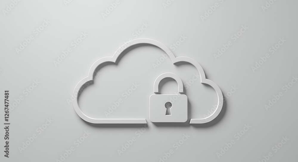 Secure Cloud Storage: Data Protection & Cyber Security in a Safe Digital Space - Privacy, Encryption & Access Control Concept Secure Cloud Storage: Data Protection & Cyber Security in a Safe Digital Space - Privacy, Encryption & Access Control Concept
