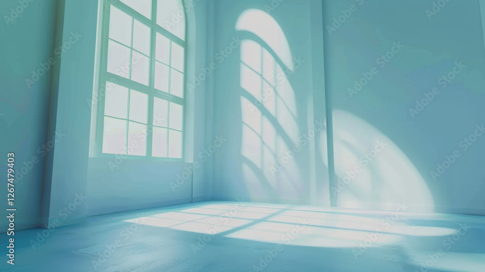light blue studio room light blue studio room