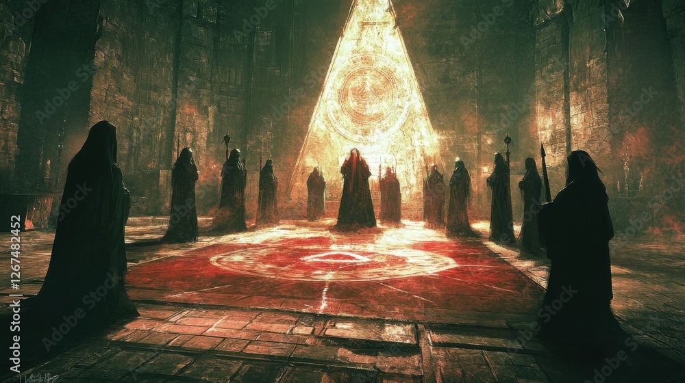 A Dark Ritual in an Ancient Temple A Dark Ritual in an Ancient Temple