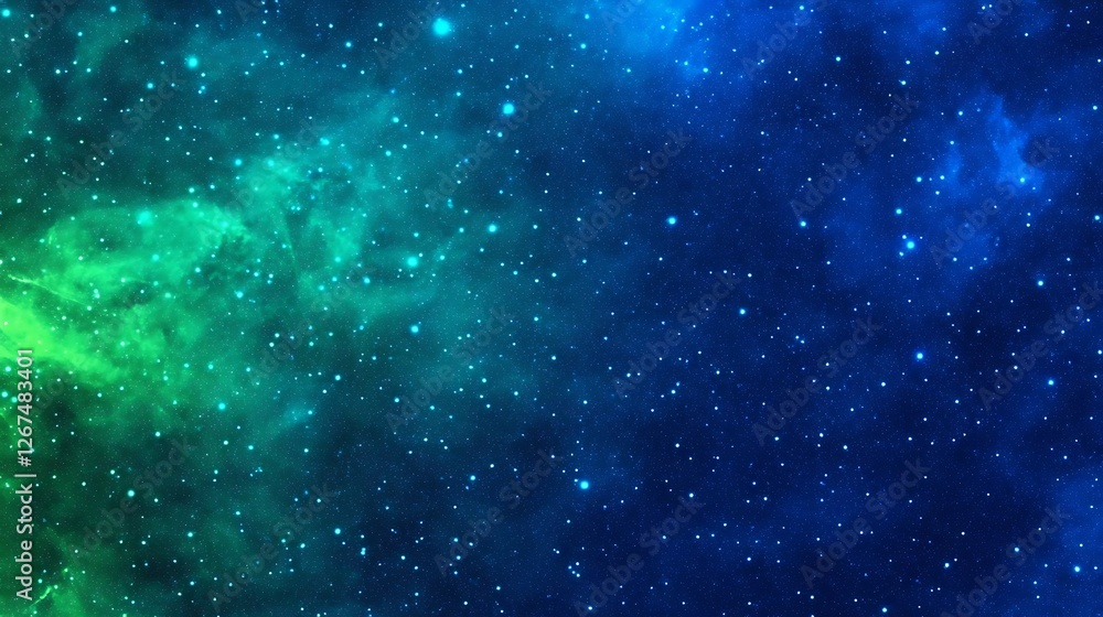 Fototapeta premium Cosmic nebula, stars, space background
