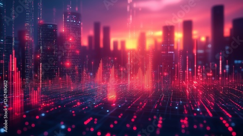 Wallpaper Mural The data pulse of future cities Torontodigital.ca