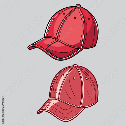baseball cap vector illustration