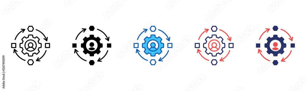 Adaptation icon sheet multiple style collection Adaptation icon sheet multiple style collection