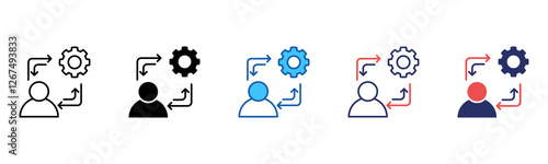 Approach icon sheet multiple style collection
