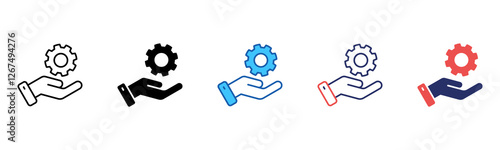 Change Management icon sheet multiple style collection