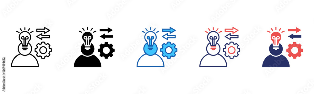 Initiative icon sheet multiple style collection Initiative icon sheet multiple style collection