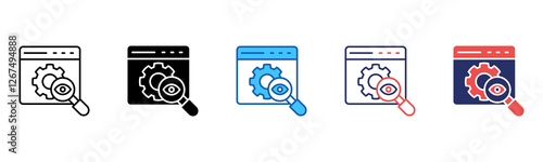 Control icon sheet multiple style collection