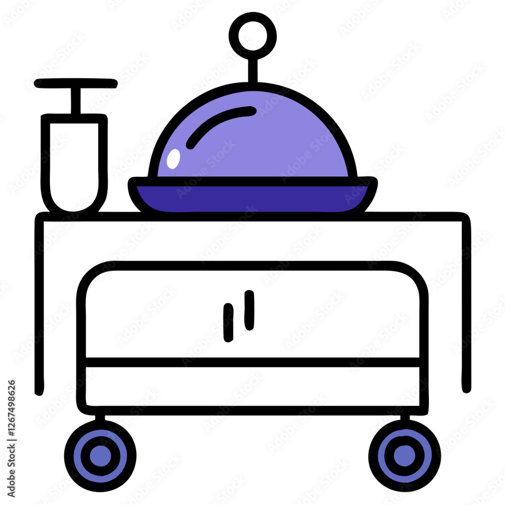 Obraz premium room services illustration