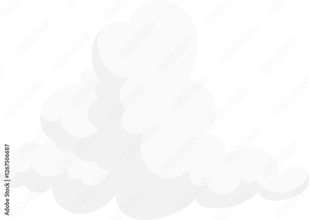 Fluffy White Cloud vector illustration Fluffy White Cloud vector illustration