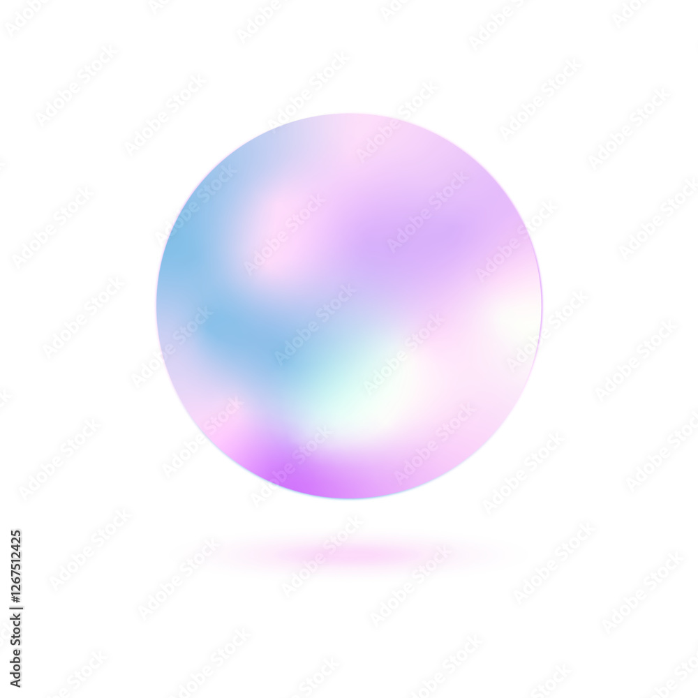 Rainbow glass ball, crystal, bubble on white background. Rainbow glass ball, crystal, bubble on white background.