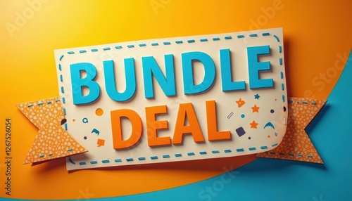 Colorful promotional banner showcasing a bundle deal with playful design elements on a vibrant background