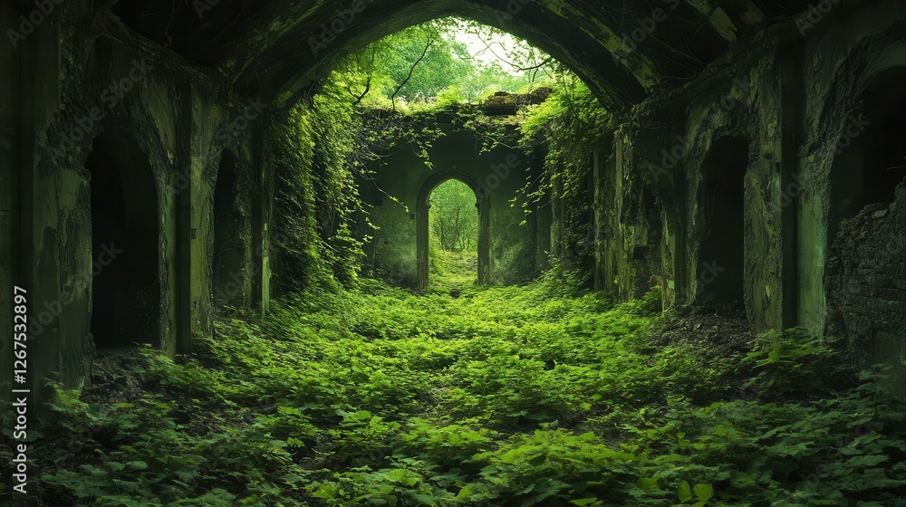 Breathe, greenery, hope in ruins Breathe, greenery, hope in ruins