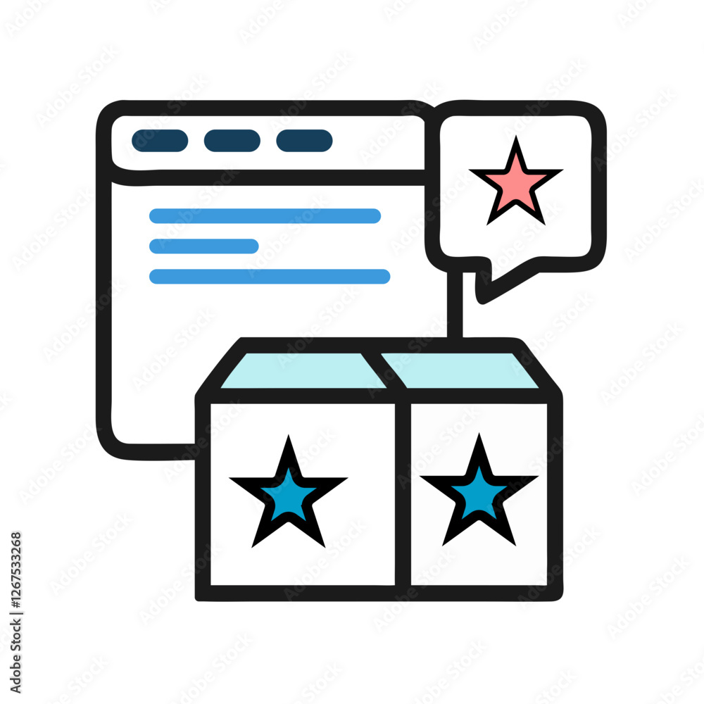 Product Review Icon for Website, Customer Rating and Review Icon, User Feedback Icon for Products, Star Rating Icon for Reviews, Product Review Design for Apps, Online Product Rating Icon, Simple Prod Product Review Icon for Website, Customer Rating and Review Icon, User Feedback Icon for Products, Star Rating Icon for Reviews, Product Review Design for Apps, Online Product Rating Icon, Simple Prod