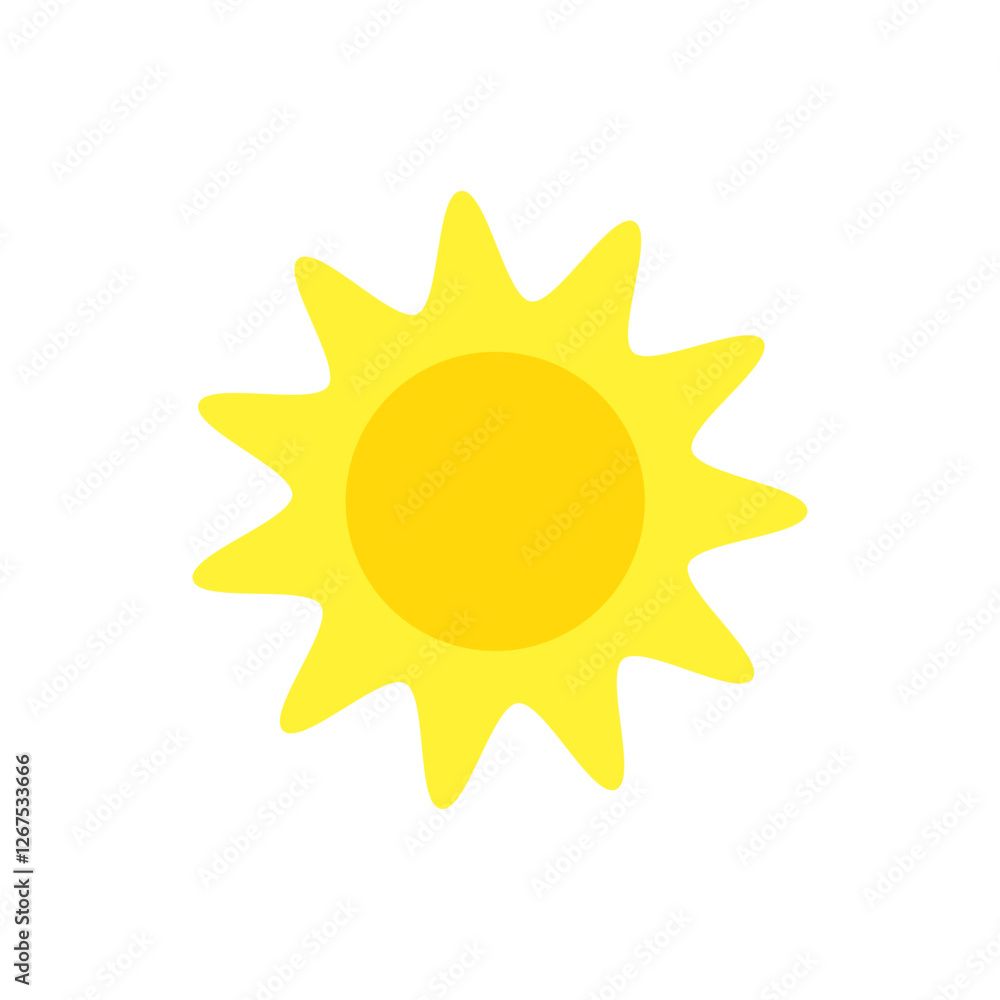 sun icon vector illustration sun icon vector illustration