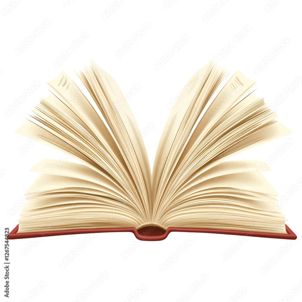 Fototapeta premium Open book pages inviting exploration knowledge wisdom stories