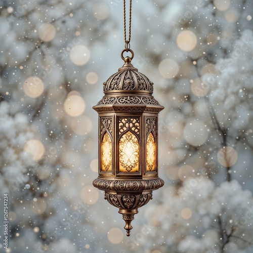 vintage christmas lantern