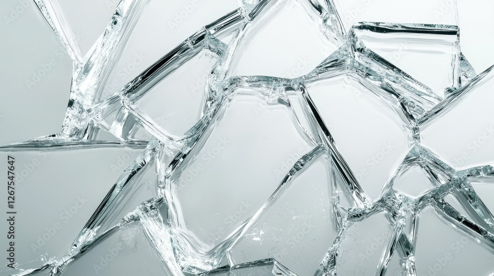 Abstract Shattered Glass Texture Background Design Abstract Shattered Glass Texture Background Design
